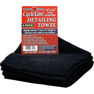 Microfiber Towels By Cycle Care Formulas 88016 Polishing Cloth 3713-0052 Parts Unlimited