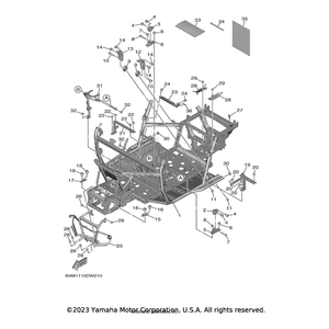 Mold, Fuel Tank by Yamaha 3VD-24188-00-00 OEM Hardware 3VD-24188-00-00 Off Road Express Drop Ship