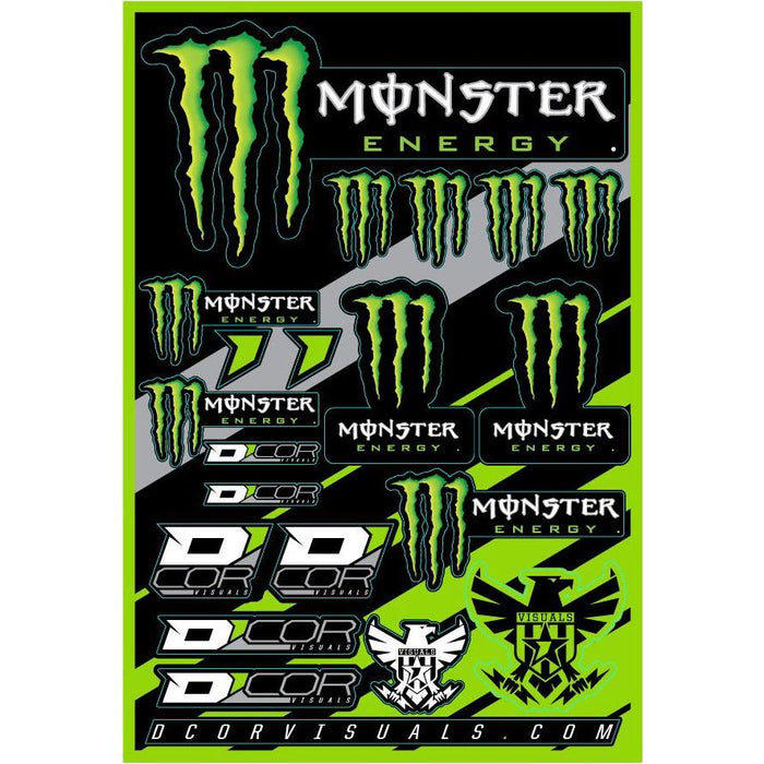 Monster Energy Decal Sheet By D'Cor