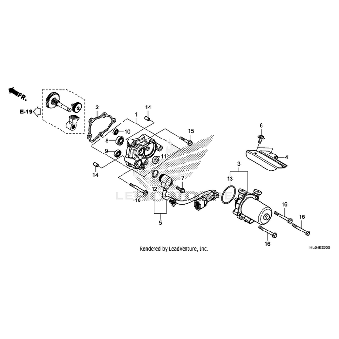 Motor Assembly, Control by Honda