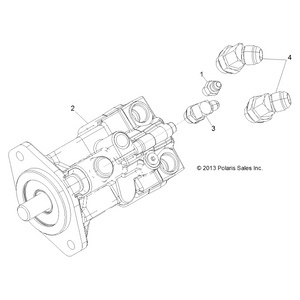 Motor by Polaris 3120006 OEM Hardware P3120006 Off Road Express Drop Ship