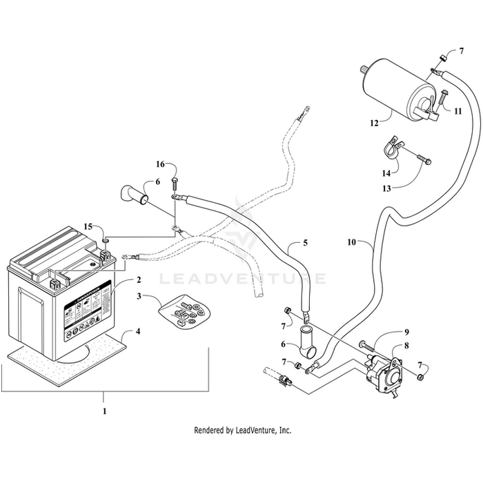 Motor Unit Starter By Arctic Cat