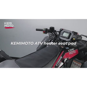 Motorcycle / ATV  Universial Heated Seat Cushion by Kemimoto B0109-02501BK Seat Pad Cushion B0109-02501BK Kemimoto