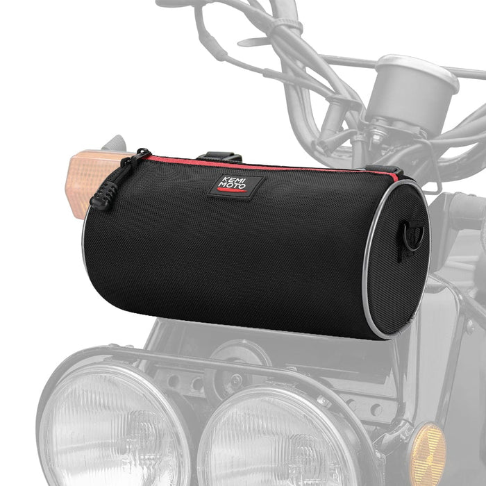 Motorcycle Handlebar Bag for Mini Bike Touring Adventure UTV Scooter by Kemimoto