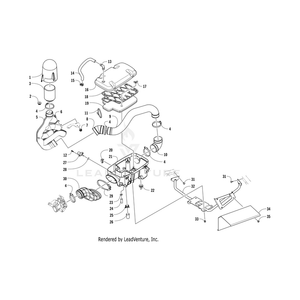 Mount, Air Box - Ptd Black By Arctic Cat 2516-706 OEM Hardware 2516-706 Core Power Equipment