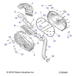 Mount-Outlet,Duct by Polaris 5639162 OEM Hardware P5639162 Off Road Express