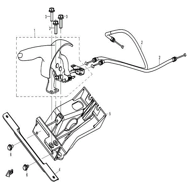 Mounting Base Middle Protection Plate by CF Moto