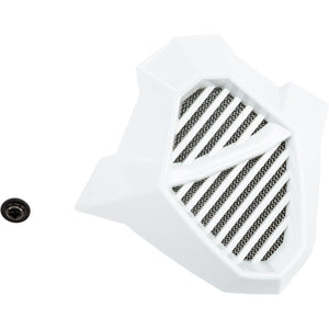 MOUTH VENT WHITE W/SCREW MX-46/46Y by GMAX G046890 Helmet Accessory 72-3956 Western Powersports Drop Ship White