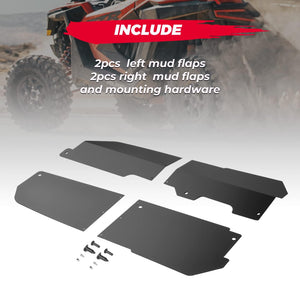 Mud Fender Flares for Polaris RZR PRO R (2 Piece Set ) by Kemimoto B0103-03301BK Fender Flare B0103-03301BK Kemimoto