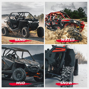 Mud Fender Flares for Polaris RZR PRO R (2 Piece Set ) by Kemimoto B0103-03301BK Fender Flare B0103-03301BK Kemimoto