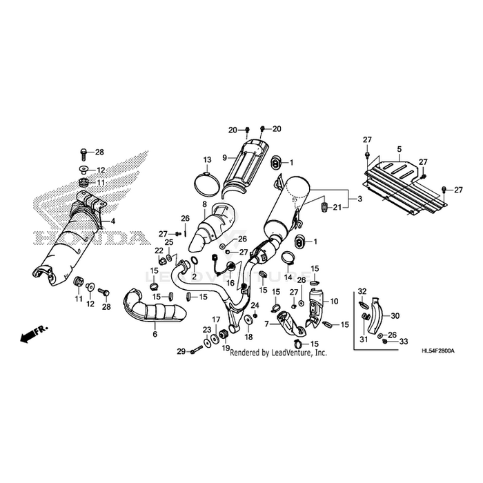 Muffler by Honda