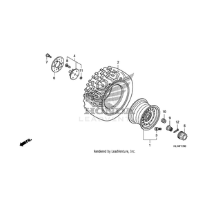 (Must Buy 2 To Replace Rear Ti by Honda 42711-HL1-A51 OEM Hardware 42711-HL1-A51 Off Road Express Peach St