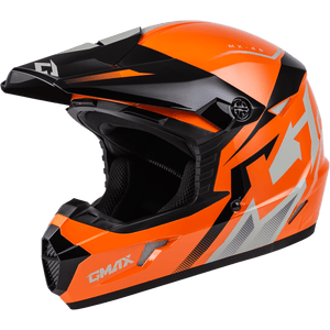 MX-46 Compound Helmet by GMAX D3464288 Off Road Helmet 72-67122X Western Powersports Orange/Black/Grey / 2X