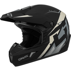 MX-46 Compound Helmet by GMAX D3464428 Off Road Helmet 72-67142X Western Powersports Black/Grey/White / 2X