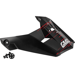 MX-46 Frequency Off-Road Visor by GMAX G0463323 Helmet Shield 72-6750 Western Powersports Drop Ship XS/MD / Matte Black/Red