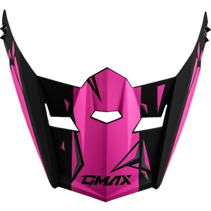 MX-46Y Unstable Visor by GMAX G0466172 Helmet Visor 72-6747 Western Powersports Black/Pink / Youth SM - LG