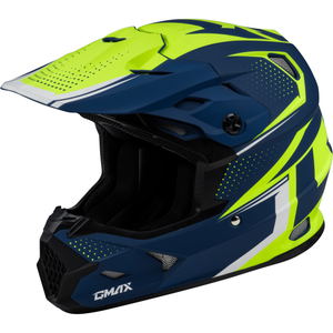 MX-96 502 Helmet by GMAX D3962188 Off Road Helmet 72-73842X Western Powersports Blue/Green / 2X