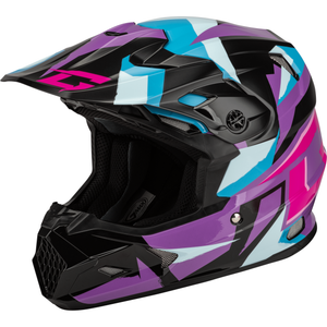 MX-96 Splinter Helmet by GMAX D39611438 Off Road Helmet 72-73732X Western Powersports Black/Purple/Blue / 2X