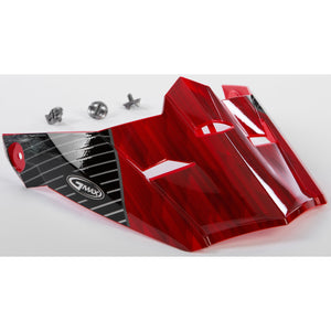 MX46Y Helmet Visor by GMAX G046886 Helmet Shield 72-3976Y Western Powersports Drop Ship SM-LG / Red/Black