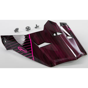 MX46Y Helmet Visor by GMAX G046889 Helmet Shield 72-3979Y Western Powersports Drop Ship SM-LG / Black/Hi-Vis Pink