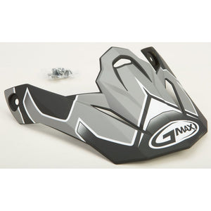 MX86 Helmet Visor by GMAX G086018 Helmet Shield 72-3814 Western Powersports Drop Ship Dark Silver/White