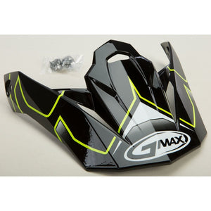 MX86 Helmet Visor by GMAX G086019 Helmet Shield 72-3815 Western Powersports Drop Ship Hi-Vis Yellow