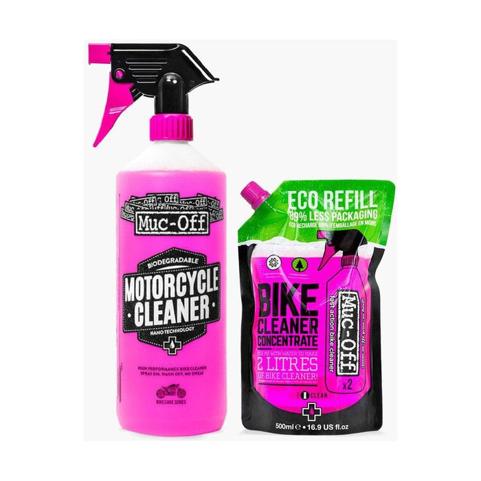 Nano Tech Motorcycle Cleaner 1L + 500ml Concentrate Refill by Muc-Off