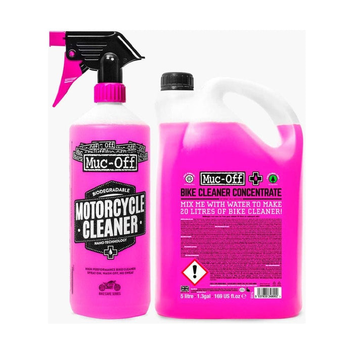 Nano Tech Motorcycle Cleaner 1L + 5L Concentrate Refill by Muc-Off