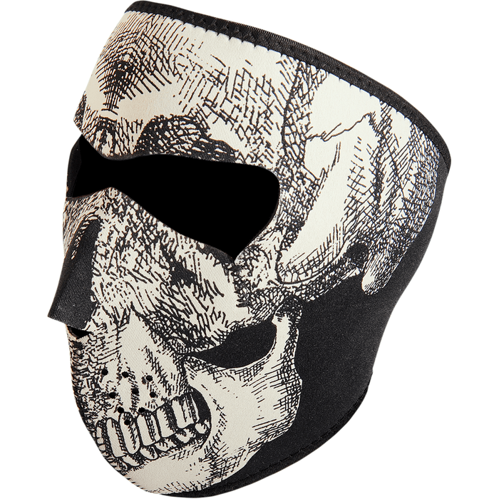 Neoprene Full-Face Mask One Size, Glow-In-The-Dark By Zan Headgear