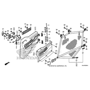 Net Assembly, Right Rear Side by Honda 67810-HL4-A00 OEM Hardware 67810-HL4-A00 Off Road Express Peach St