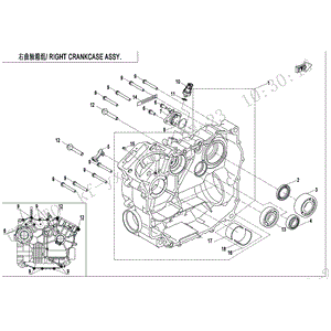 Nipple by CF Moto 01A0-011003 OEM Hardware 01A0-011003 Northstar Polaris