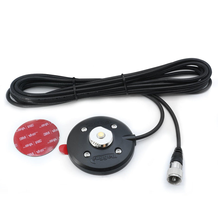 Nmo - Adhesive Antenna Mount With 15' Coax Cable by Rugged Radios