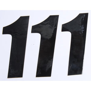 Number 1 Black 6" 3/Pack By D'Cor 45-26-1 Number Set 862-261 Western Powersports