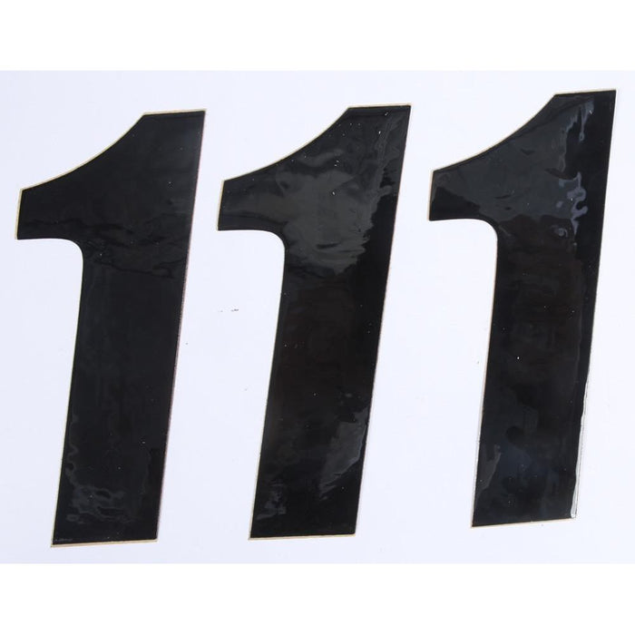 Number 1 Black 6" 3/Pack By D'Cor