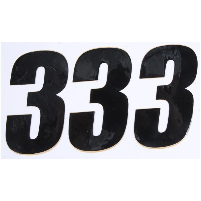 Number 3 Black 4" 3/Pack By D'Cor