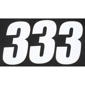 Number 3 White 6" 3/Pack By D'Cor 45-16-3 Number Set 862-163 Western Powersports