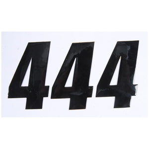 Number 4 Black 4" 3/Pack By D'Cor 45-24-4 Number Set 862-244 Western Powersports