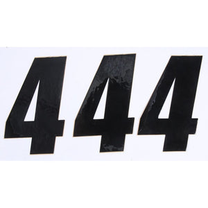 Number 4 Black 6" 3/Pack By D'Cor 45-26-4 Number Set 862-264 Western Powersports