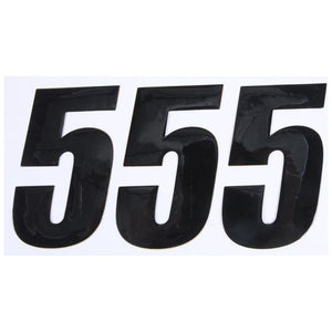 Number 5 Black 4" 3/Pack By D'Cor 45-24-5 Number Set 862-245 Western Powersports