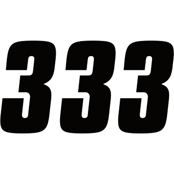 Number Stickers By Factory Effex