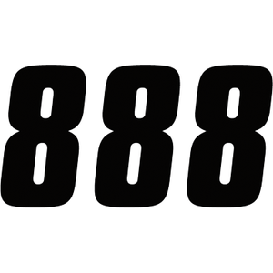 Number Stickers By Factory Effex 08-90048 Number Set 4310-0272 Parts Unlimited