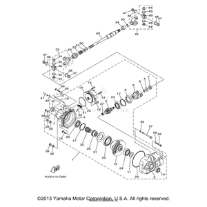 Nut 1 by Yamaha 4WV-46145-00-00 OEM Hardware 4WV-46145-00-00 Off Road Express