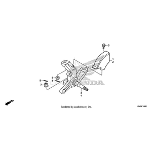 Nut, Castle (12Mm) by Honda 90363-SF1-000 OEM Hardware 90363-SF1-000 Off Road Express Peach St