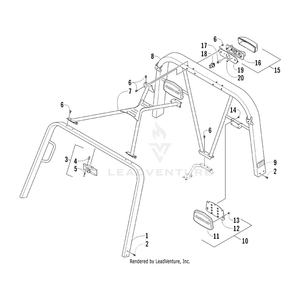 Nut, Expansion - #10-32 By Arctic Cat 0423-896 OEM Hardware 0423-896 Core Power Equipment