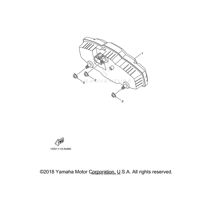 Nut, Flange by Yamaha