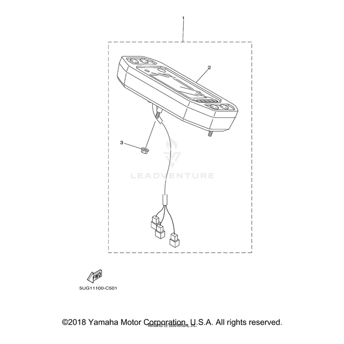 Nut, Flange by Yamaha