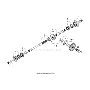 Nut,Hex Collared (M20 X1.5 ) By Arctic Cat 0827-012 OEM Hardware 0827-012 Core Power Equipment