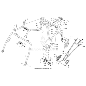 Nut,Jam-M6X1.0 Lh By Arctic Cat 0423-649 OEM Hardware 0423-649 Core Power Equipment