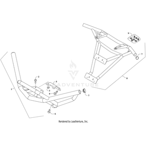 Nut, Lock By Arctic Cat 8424-002 OEM Hardware 8424-002 Core Power Equipment