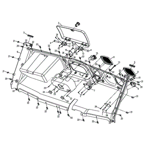 Nut M4 by CF Moto 30202-040110 OEM Hardware 30202-040110 Northstar Polaris